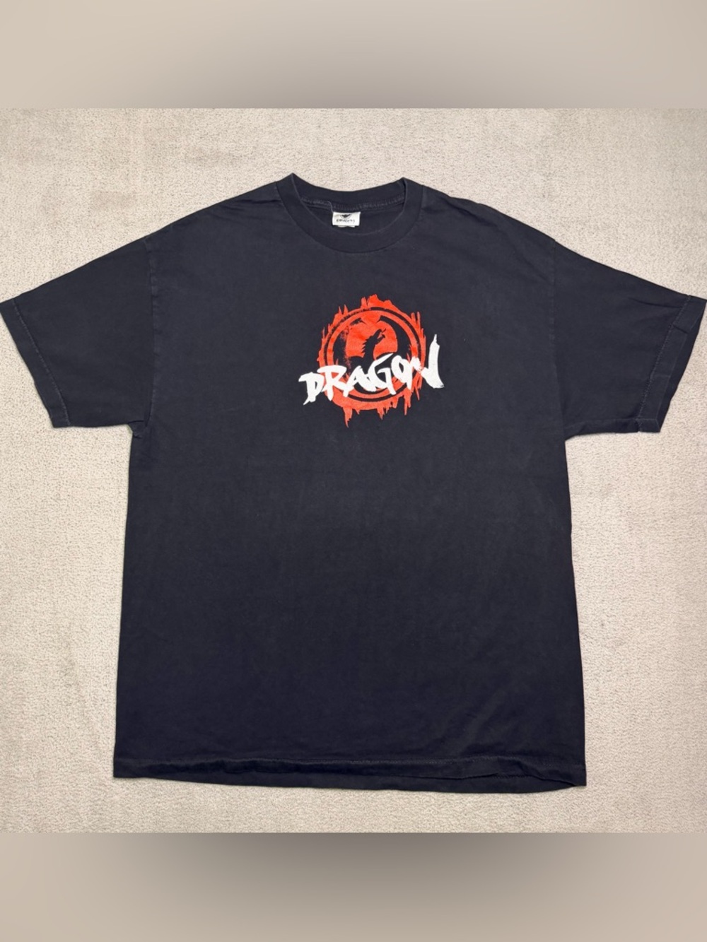 Dragon Alliance T Shirt Men’s XL Graphic Logo Skate Surf Streetwear Y2K Black